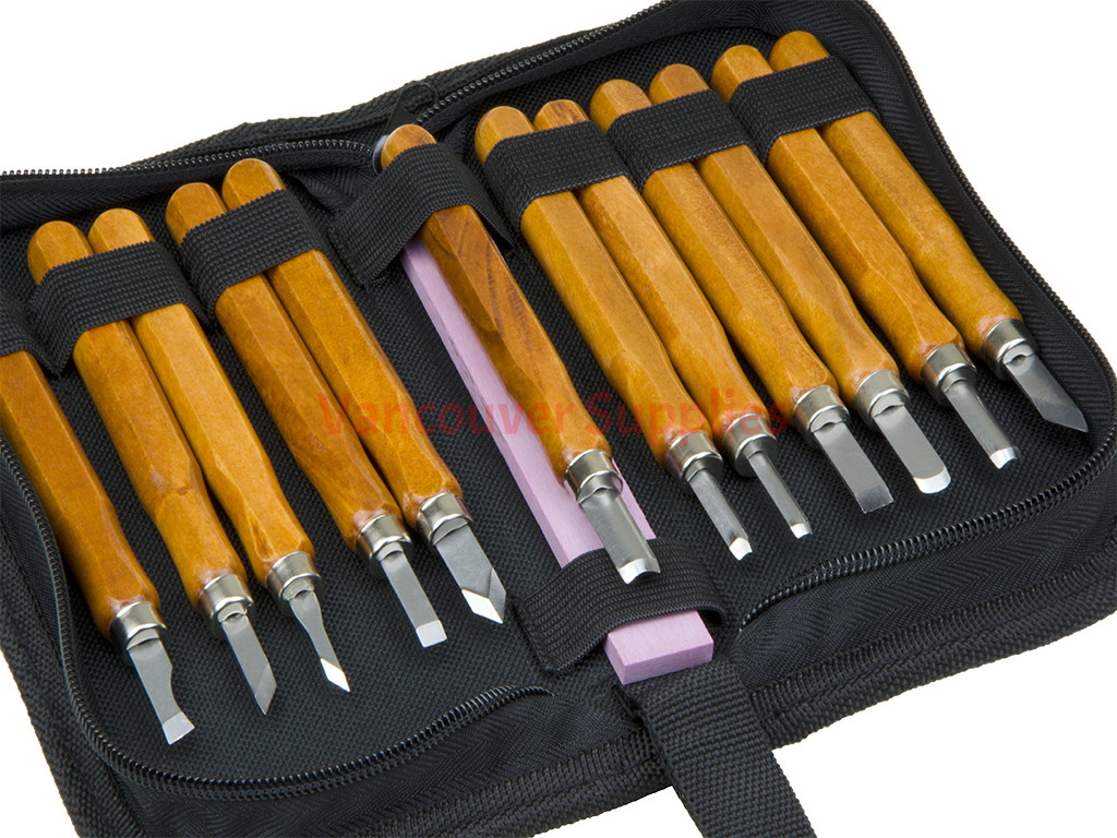 Precision wood outlet carving tools